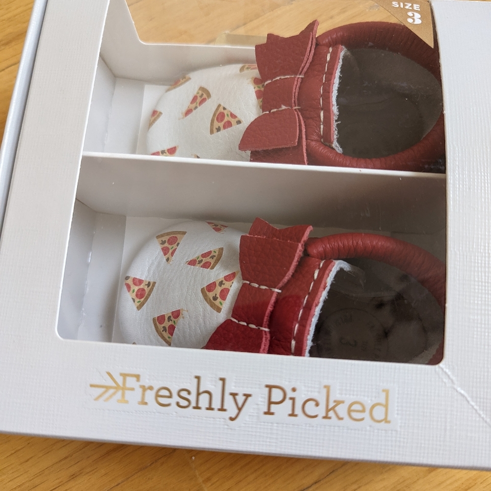 Freshly picked retired pizza moccasin